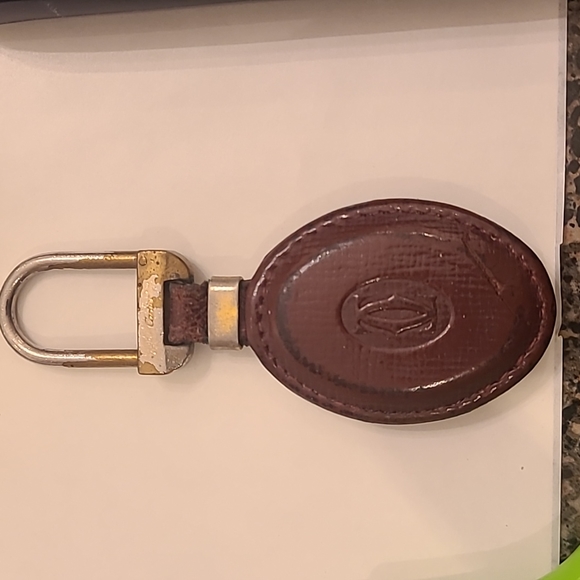 Cartier logo key chain leather - Picture 5 of 6